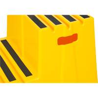 Industrial Step Stool, 2 Steps, 26" x 22-7/16" x 19-11/16" High Action Paper