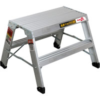 Poste de travail chevalet de sciage portatif, Cadre Aluminium, 12-1/4" p x 24" h Action Paper