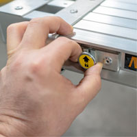 Telescoping Work Plank, 204" W x 12" D, 250 lbs. Capacity, Knocked Down Action Paper