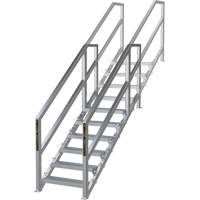 Syst&egrave;me d'escalier modulaire pour la construction de 6-10 marches SmartStairs, 75" ha Action Paper