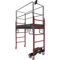 Complete Motorized Buildman 6' Baker Scaffold Kit, 31" D x 118-3/4" H Action Paper