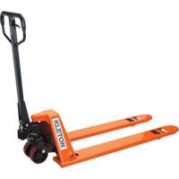 Low Profile Hydraulic Pallet Trucks, 48" L x 20.5" W, 3300 lbs. Cap. Action Paper