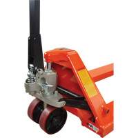 8' Long Fork Hydraulic Pallet Trucks, 96" L x 27" W, 4400 lbs. Capacity Action Paper