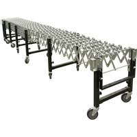Expandable Conveyor, 23" W x 24' L, 200 lbs. per lin. ft. Capacity Action Paper