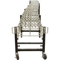 Expandable Conveyor, 23" W x 24' L, 200 lbs. per lin. ft. Capacity Action Paper