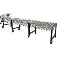 Expandable Conveyor, 23" W x 24' L, 200 lbs. per lin. ft. Capacity Action Paper