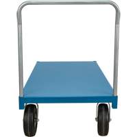 Heavy-Duty Platform Truck, 48" L x 24" W, 1200 lbs. Capacity, Flat Free Casters Action Paper