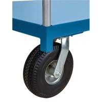 Heavy-Duty Platform Truck, 48" L x 24" W, 1200 lbs. Capacity, Flat Free Casters Action Paper