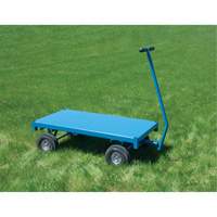 Outdoor Platform Wagon Truck, 24" W x 48" L, 1000 lbs. Capacity Action Paper