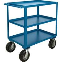 Outdoor Shelf Cart, 3 Tiers, 18" W x 39" H x 33" D, 1200 lbs. Capacity Action Paper
