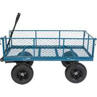 Wagon with Drop Sides, 24" W x 48" L, 800 lbs. Capacity Action Paper