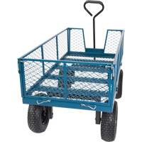 Wagon with Drop Sides, 24" W x 48" L, 800 lbs. Capacity Action Paper