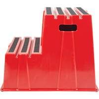 Industrial Step Stool, 2 Steps, 26" x 22-7/16" x 19-11/16" High Action Paper