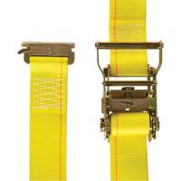 Logistic Strap, Ratchet, 2" W x 12' L, 1000 lbs. (454 kg) WLL Action Paper