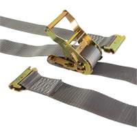 Tendeur d'arrimage logistique, Rochet, 2" la x 16' lo, Charge d'utilisation 1000 lb (454 kg) Action Paper