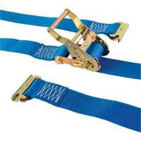 Logistic Strap, Ratchet, 2" W x 20' L, 1000 lbs. (454 kg) WLL Action Paper