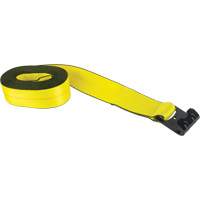 Tendeur d'arrimage logistique, Crochet plat, 3" , 30' , Charge d'utilisation max. 5400 lb (2449 kg) Action Paper