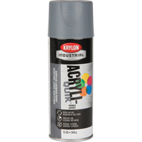 Industrial Acryli-Quik Lacquer, Grey, Very Flat, 12 oz., Aerosol Can Action Paper