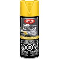Farm & Implement Spray Paint, John Deere Yellow, High-Gloss, 12 oz., Aerosol Can Action Paper