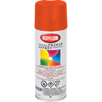 Fluorescent Spray Paint, Fluorescent Red/Orange, 11 oz., Aerosol Can Action Paper