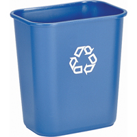 Recycling Container , Deskside, Plastic, 28-1/8 US Qt. NA737 | Action Paper