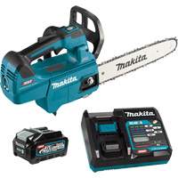 XGT Cordless Brushless Top Handle Chainsaw, 12", Battery Powered, 40 V Action Paper