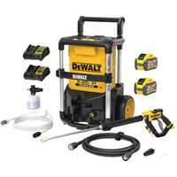 Ensemble de laveuse &agrave; pression avec moteur sans balai 2X20V MAX*, avec FLEXVOLT, &agrave; pile, 1600 PSI, 1,2 gal./min Action Paper