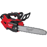 Fuel Top Handle Chainsaw Kit, 14", Battery Powered, 2.7 HP Action Paper