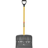 High Capacity Mountain Mover Snow Shovel, Polypropylene Blade, 19" Wide, D-Grip Handle Action Paper