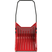 60L Sleigh Snow Shovel, Polypropylene Blade, Wearstrip Included Action Paper