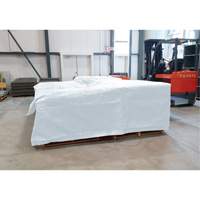 Insulated Tarp, Polyethylene, White, 20' x 12' x 8 mils Action Paper