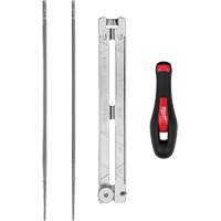 4-Piece 5/32” Saw Chain Sharpening Set Action Paper