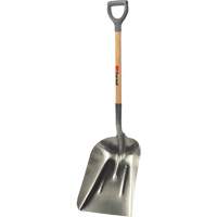Grain Scoop #8, Wood, Aluminum Blade, D-Grip Handle Action Paper