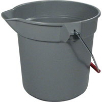 Brute<sup>®</sup> Bucket, 2.5 US Gal. (10 qt.) Capacity, Grey NB853 | Action Paper