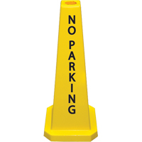 "No Parking" Lamba Traffic Cones, English Action Paper