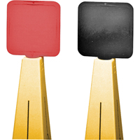 &eacute;criteau &agrave; enclencher sur c&ocirc;ne de signalisation Action Paper