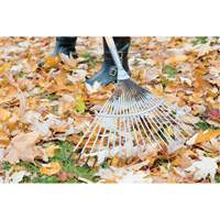 Pro Fan Rake, 24" Blade, 22 Tines, Hardwood Handle, Steel Blade Action Paper