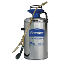 Premier Series Pro Sprayer, 2 gal. (7.6 L), Stainless Steel, 12" Wand Action Paper