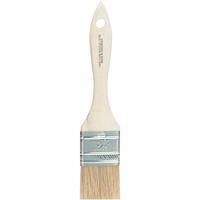 Paint Brush, White China, Wood Handle, 1-3/4" Width ND936 | Action Paper