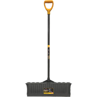 Pro Snow Pusher, Polypropylene Blade, D-Grip Handle, 20-3/4" W Action Paper