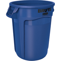 Round Brute<sup>®</sup> Containers, Bulk, Polyethylene, 32 US gal. NG251 | Action Paper