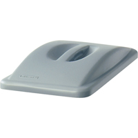 Slim Jim&reg; Handle Top, Flat Lid, Plastic, Fits Container Size: 20-3/8" x 11-5/16" Action Paper