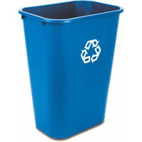 Recycling Container , Deskside, Plastic, 41-1/4 US Qt. NG277 | Action Paper