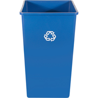 Recycling Station Container , Bulk, Plastic, 35 US gal. NH779 | Action Paper
