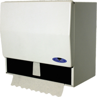 Roll or Single-Fold Towel Dispenser , Manual, 10.5" W x 6.75" D x 9.5" H NI160 | Action Paper