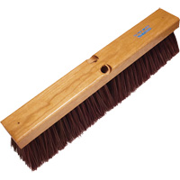 Heavy-Duty Garage & Concrete Push Broom, 24", Coarse/Stiff, Polypropylene Bristles NI170 | Action Paper