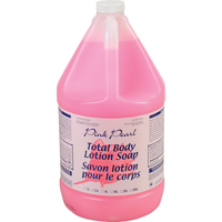Pink Pearl Total Body Lotion Soap, Liquid, 4 L, Scented Action Paper