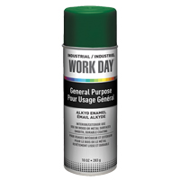 Industrial Enamel Paint, Green, Gloss, 10 oz., Aerosol Can NI515 | Action Paper
