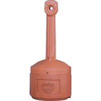 Cendriers Smoker's Cease-Fire, Sur pied, Plastique, Capacit&eacute; 4 gal. US, Hauteur 38-1/2" Action Paper
