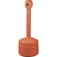 Smoker’s Cease-Fire<sup>®</sup> Cigarette Butt Receptacle, Free-Standing, Plastic, 1 US gal. Capacity, 30" Height NI705 | Action Paper
